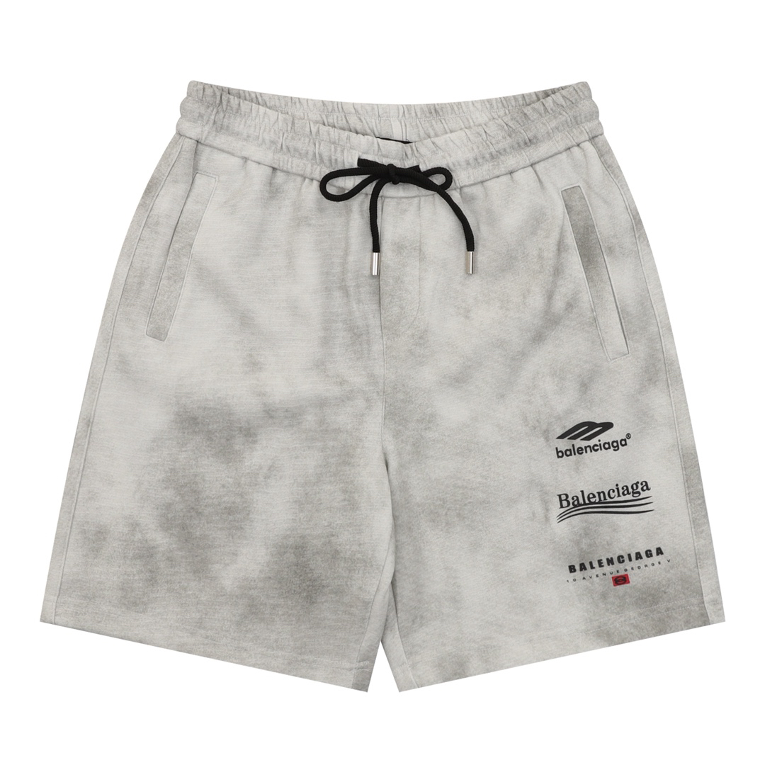 Balenciaga letter print shorts