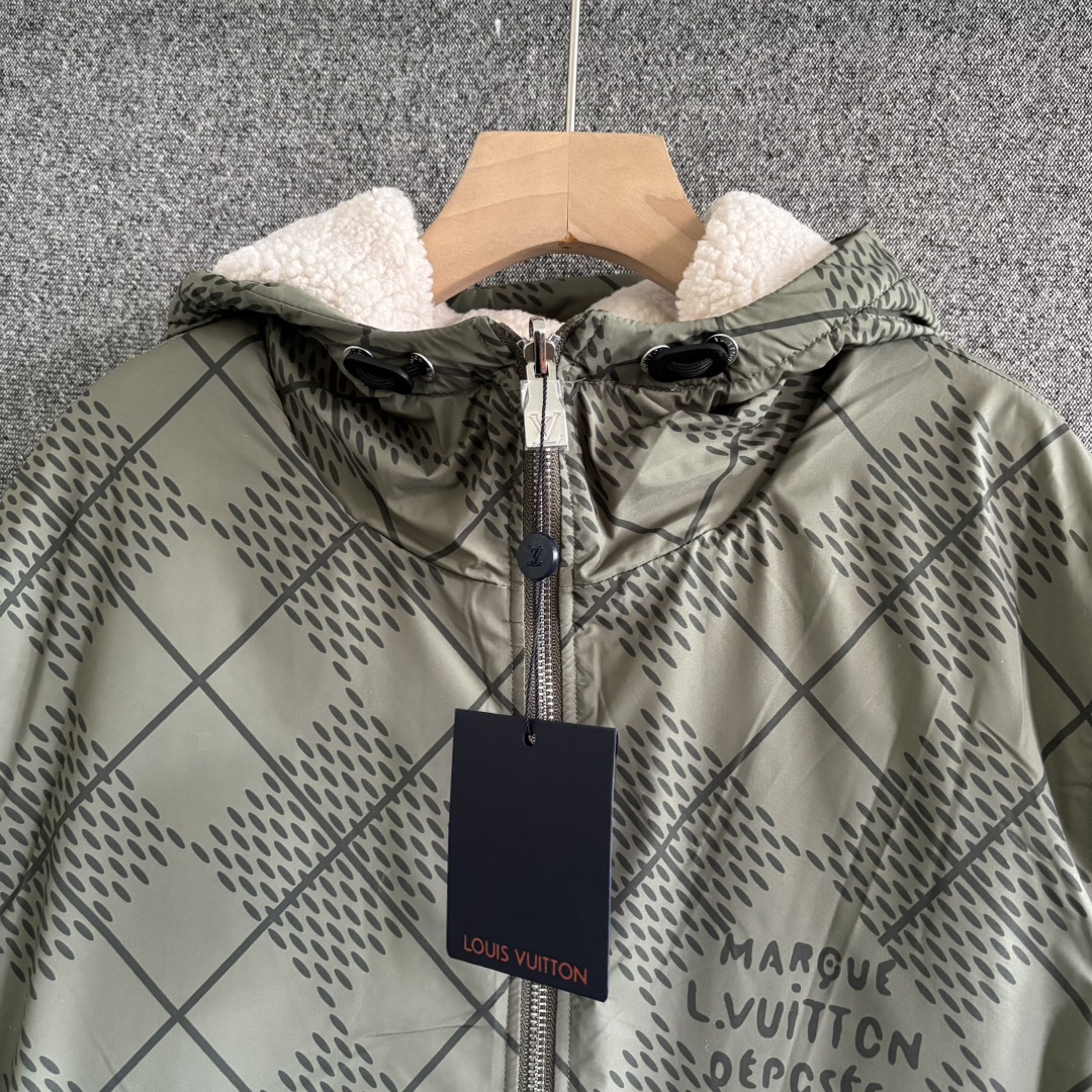 Hooded Reversible Long Sleeve Jacket