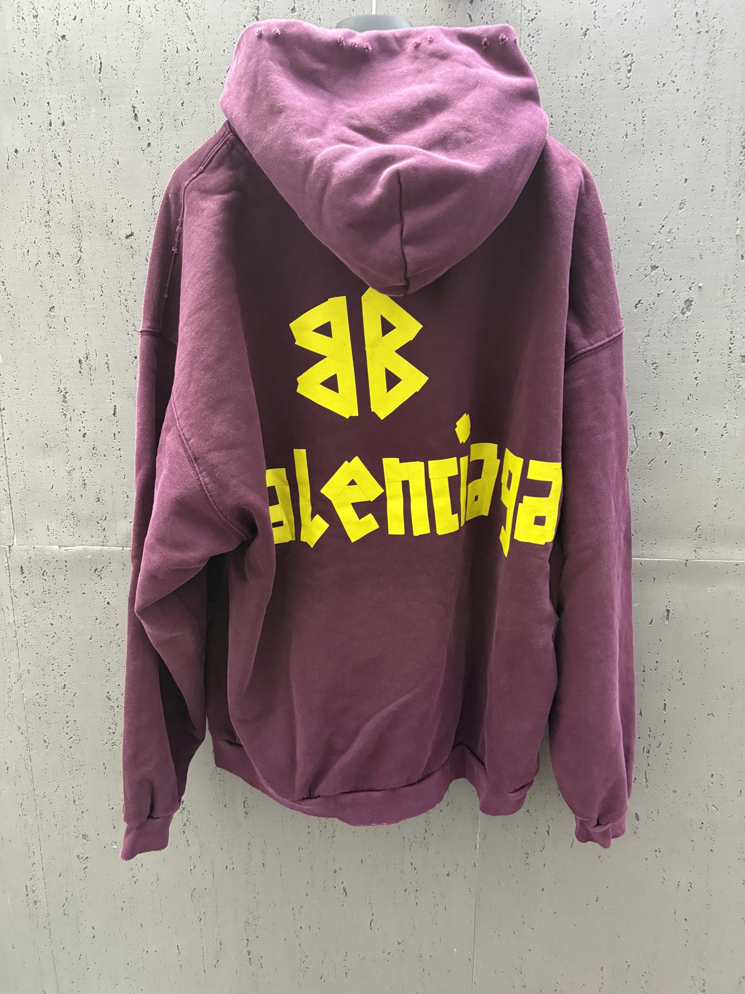 Tape Hoodie Sweatshirt
