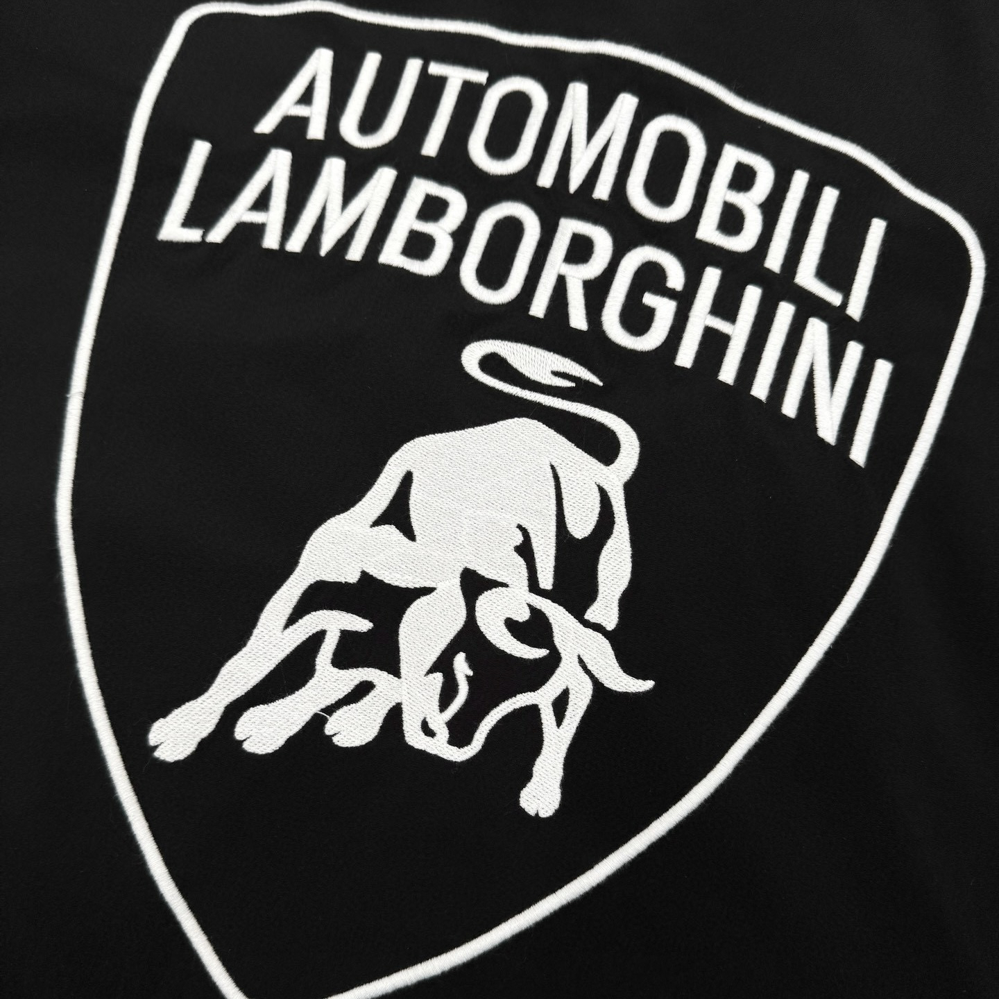 Black Embroidered Zip-Up Jacket