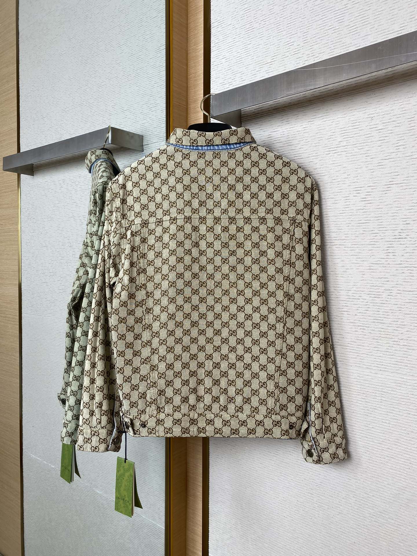 Jacquard Reversible Denim Jacket