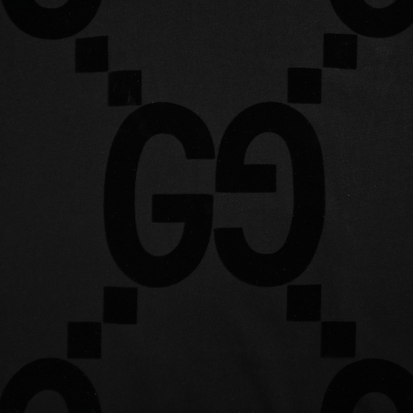 25SS Double G Flocked T-Shirt