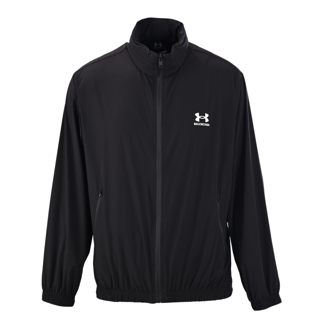 Collaborative stretch nylon jacket