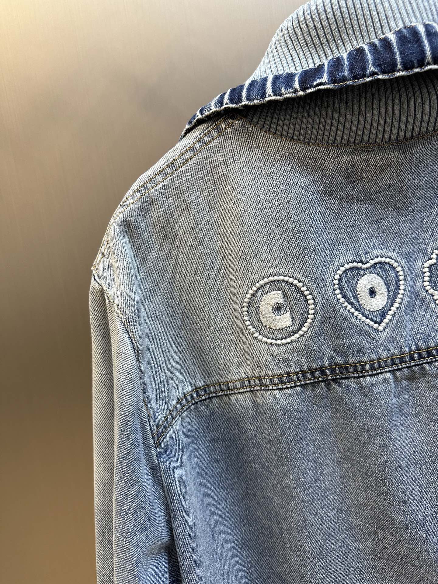 Distressed Denim Jacket