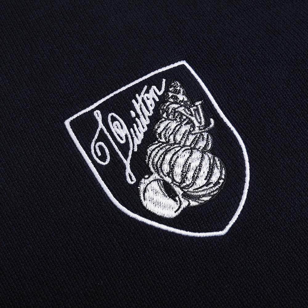 conch embroidered diamond sweater