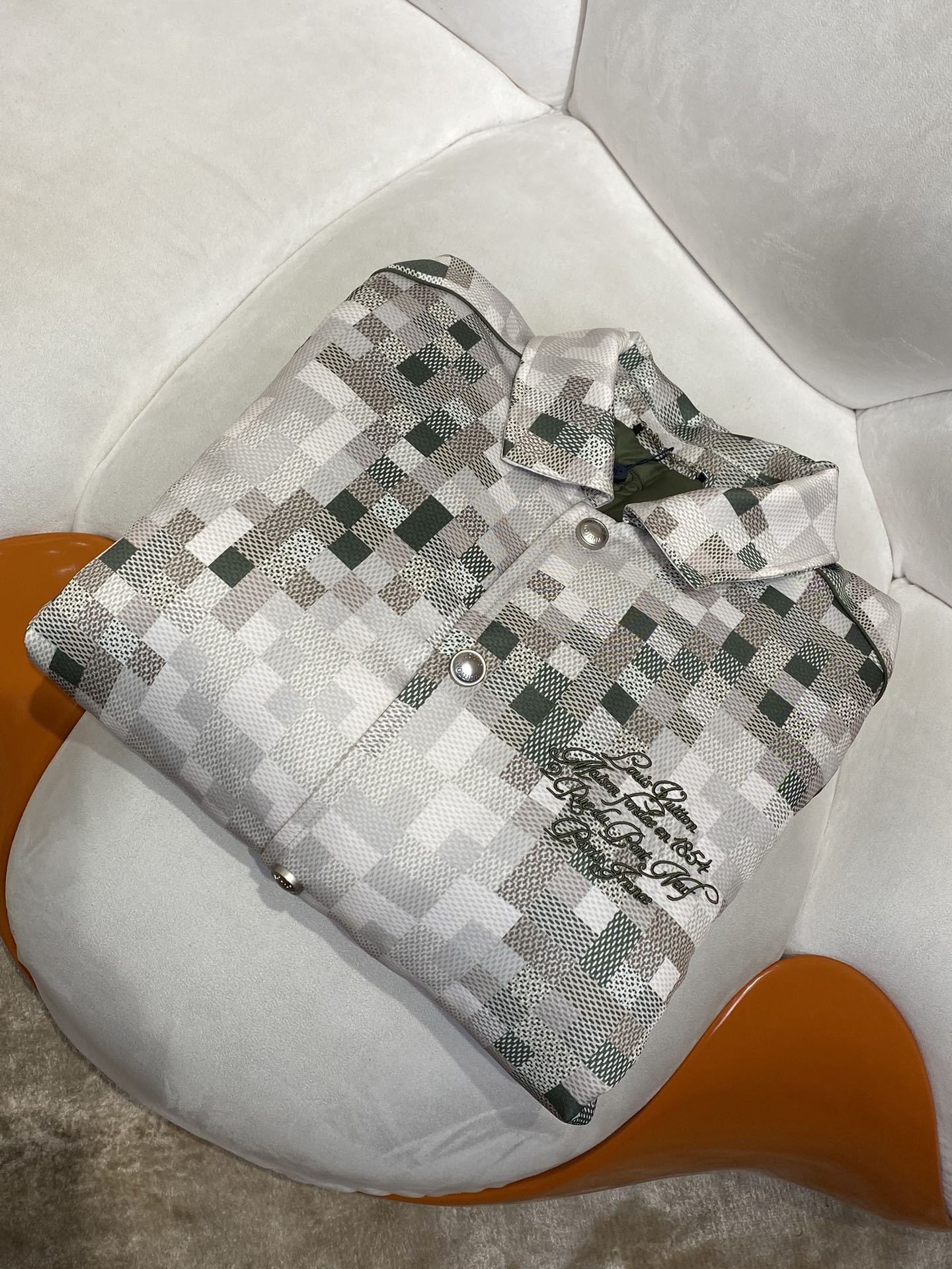 Year of the Snake Limited Edition Plaid Embroidered Coat Jacket