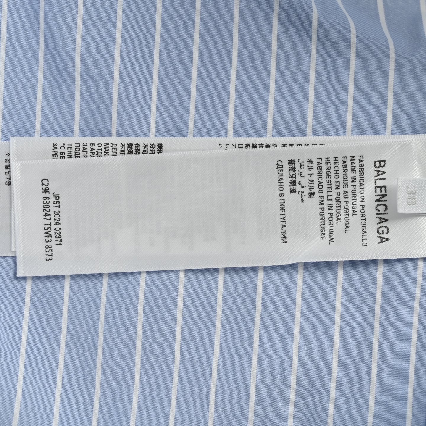 Embroidered Pocket Striped Short Sleeve Shirt