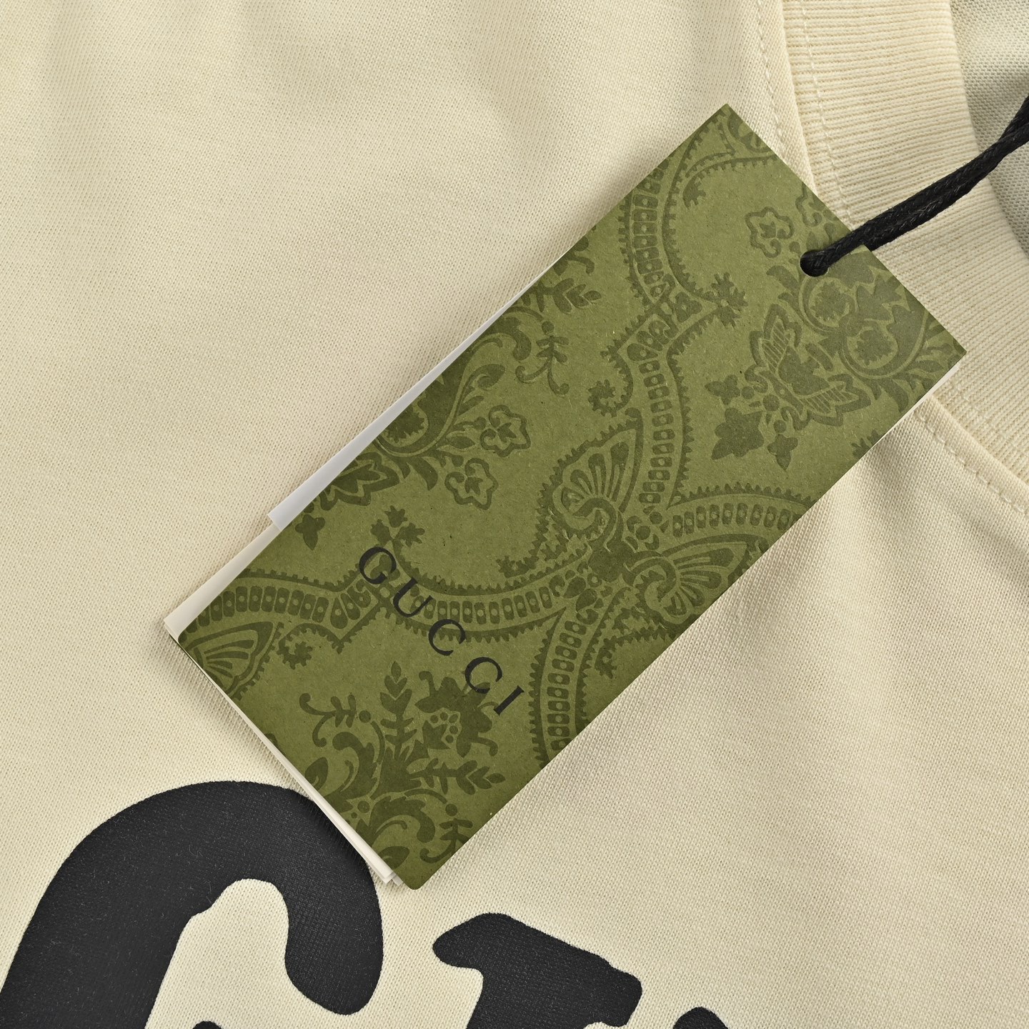 25SS Distressed Letter Print T-Shirt