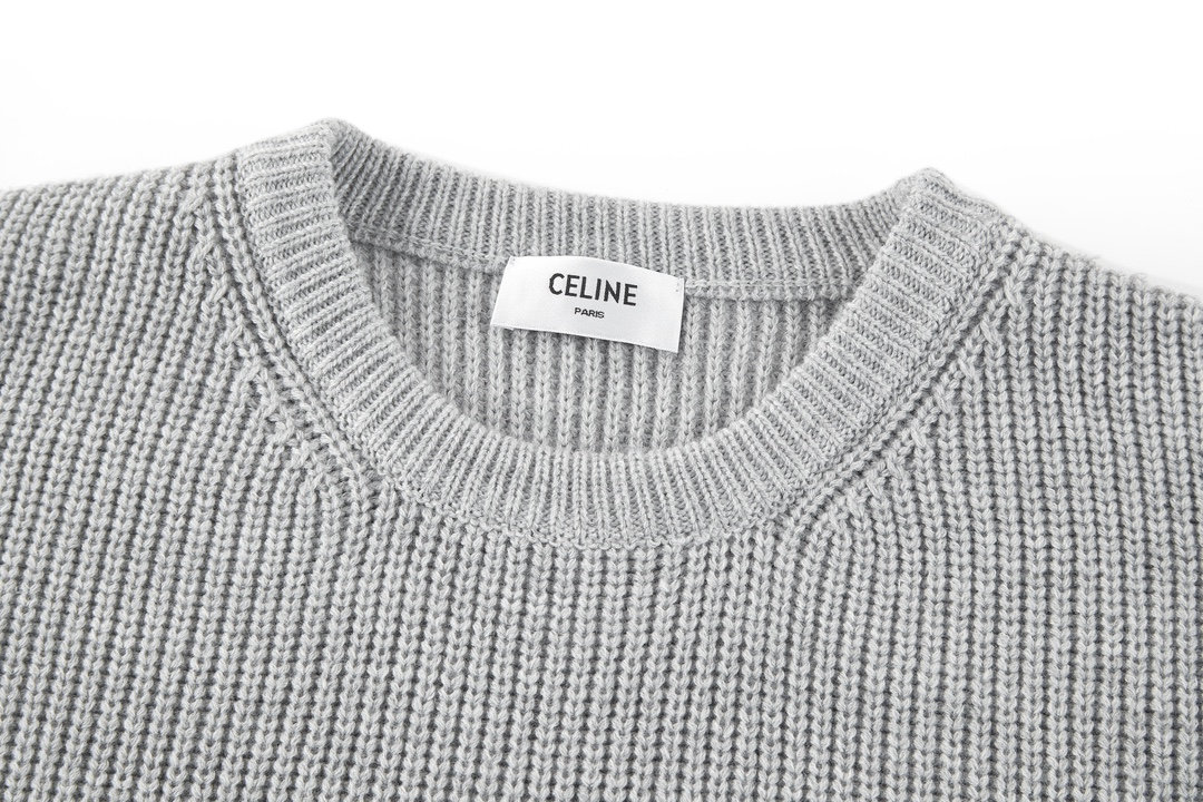 Cuff Jacquard Cashmere Sweater