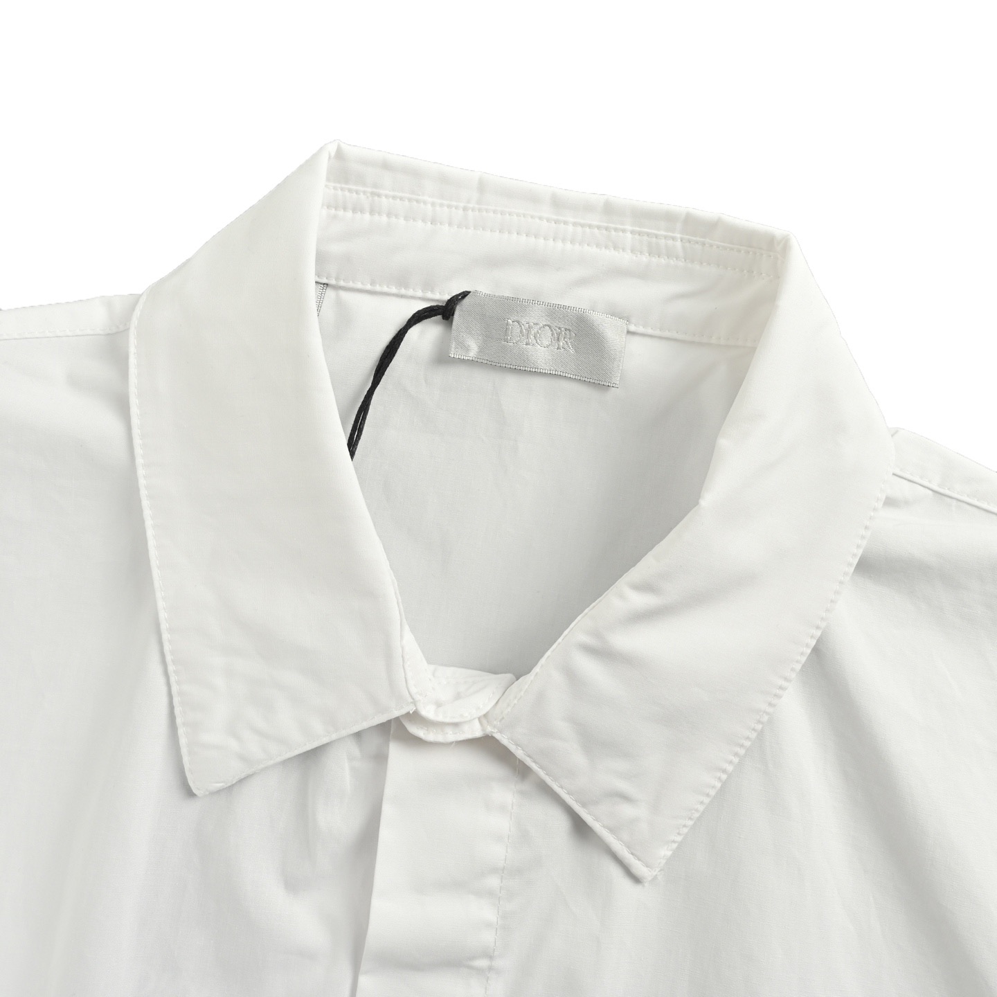 Lily of the Valley Embroidered Short-Sleeve Shirt