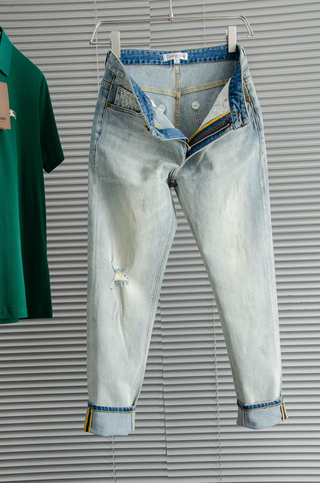 2025SS Men's Fashion Straight-Leg Denim Jeans