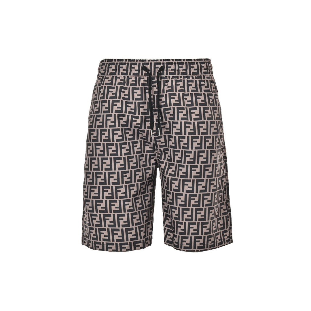 Classic FF Monogram Dragon Print Shorts