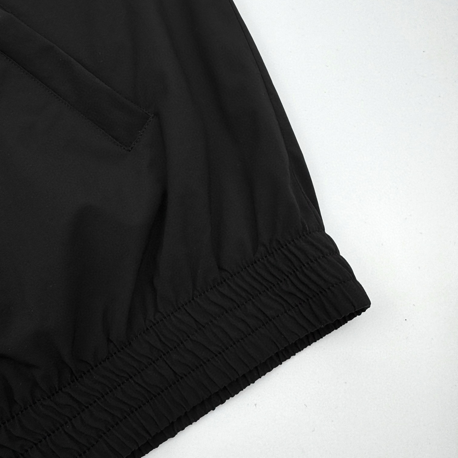 Black Embroidered Zip-Up Jacket