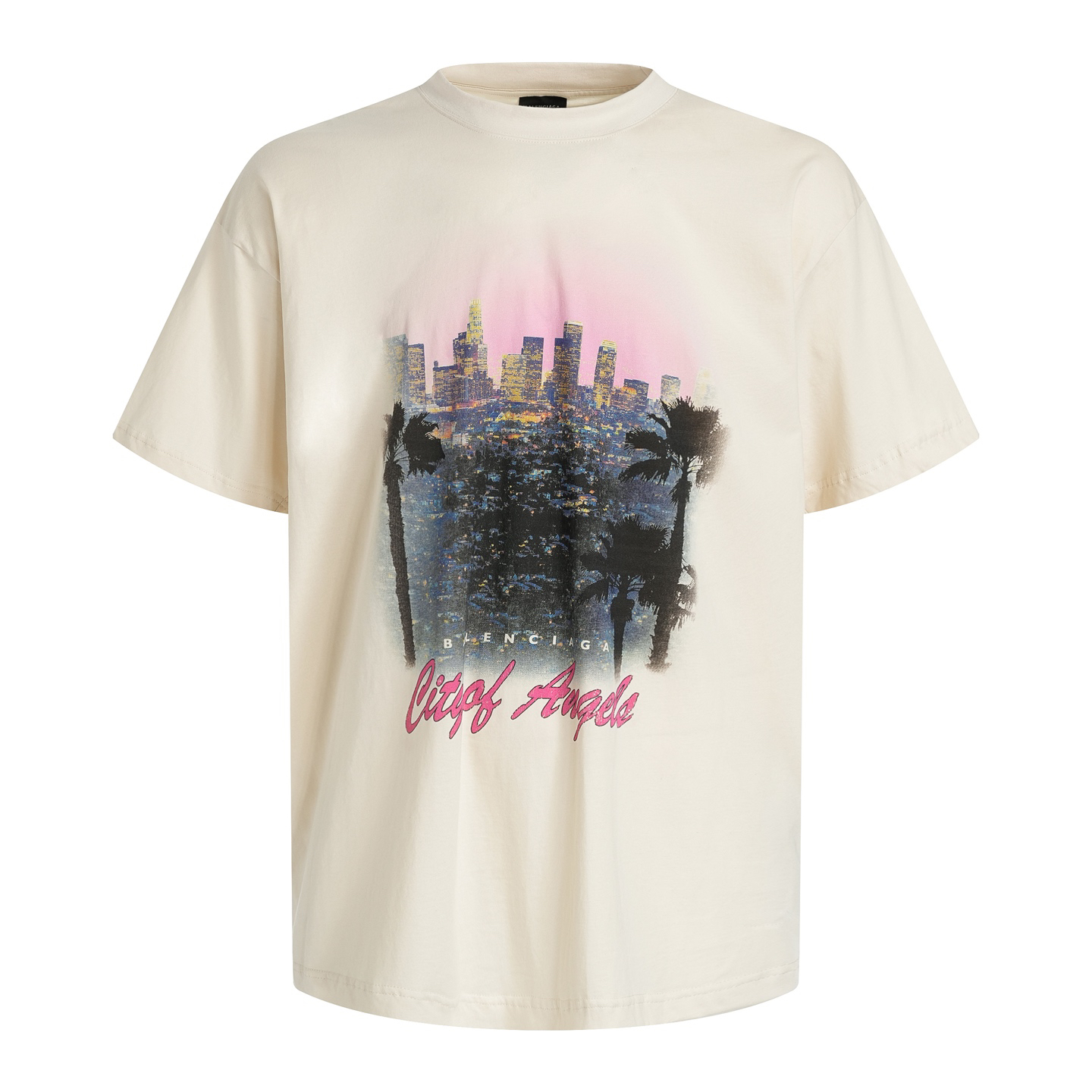 Los Angeles night scene outline T-shirt