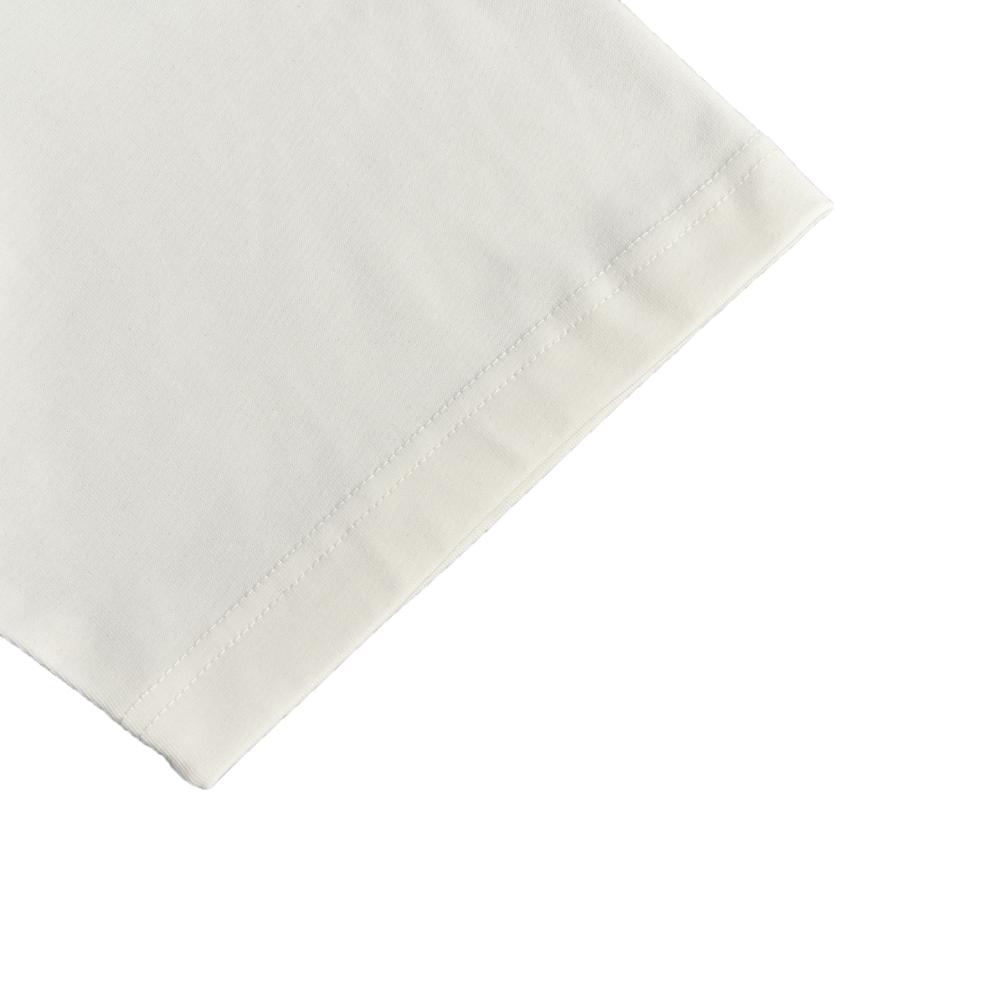 Back embroidered subtle pattern T-shirt