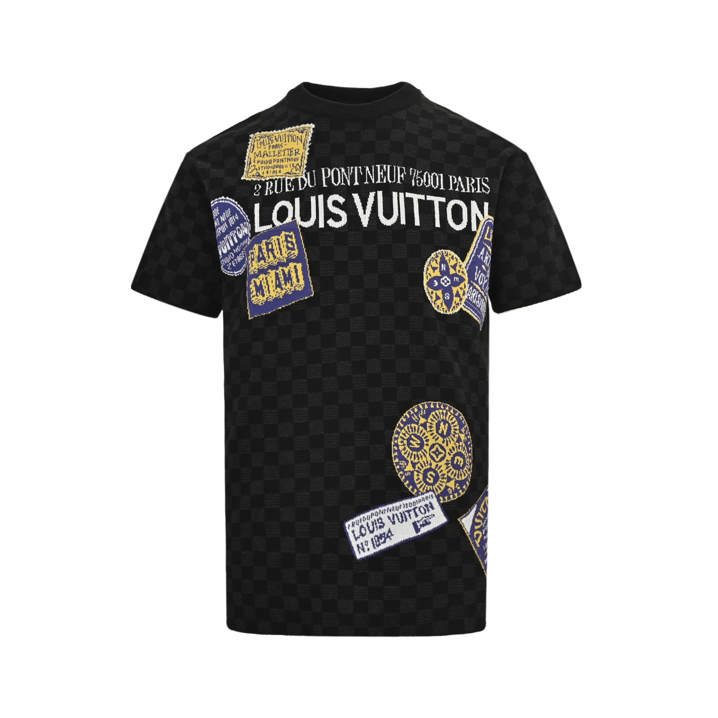 Cotton knit graphic T-shirt