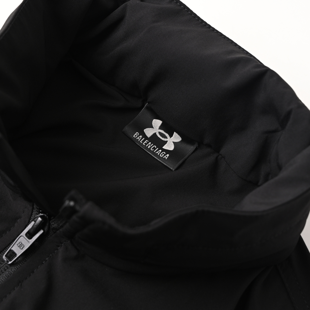 Collaborative stretch nylon jacket