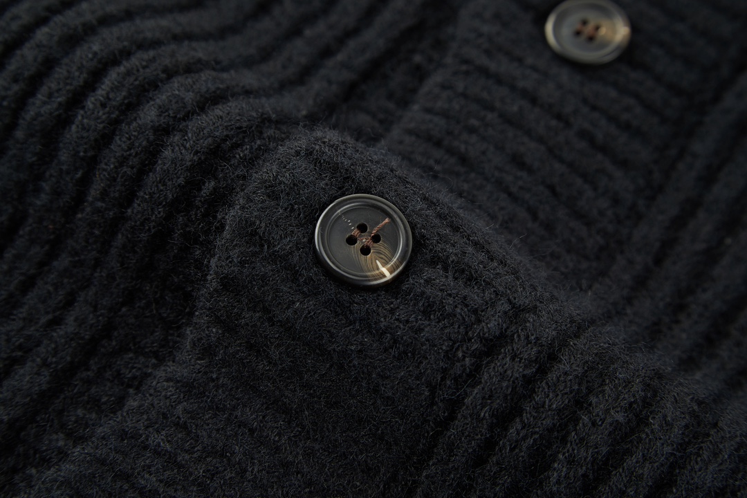 Embroidered Wool Cardigan