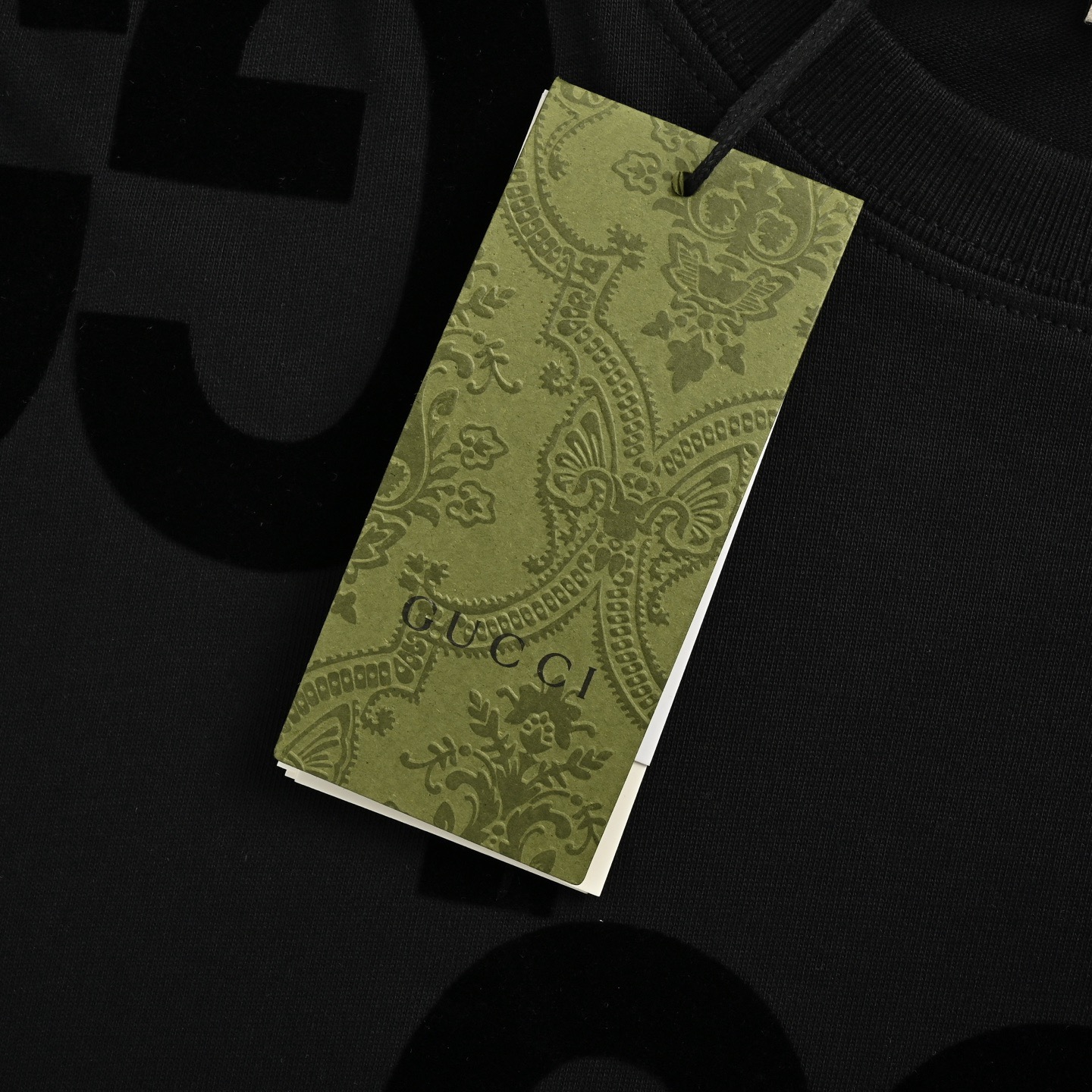 25SS Double G Flocked T-Shirt