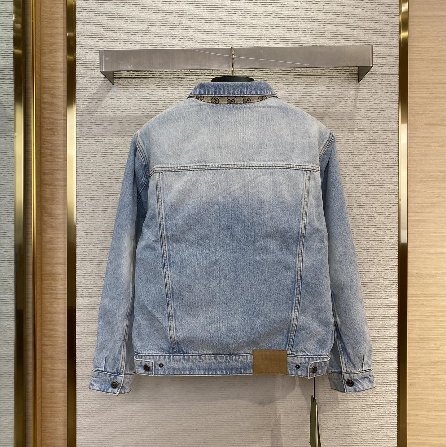 Jacquard Reversible Denim Jacket