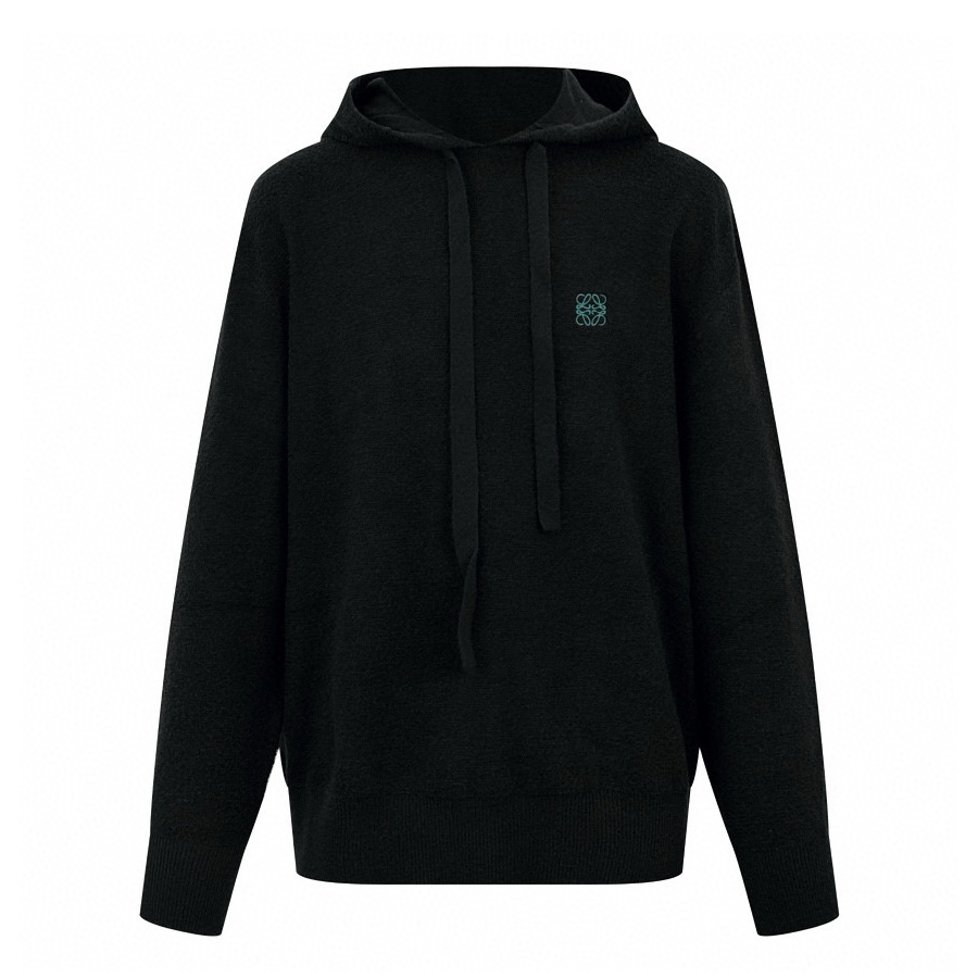 Embroidered Hooded Sweater