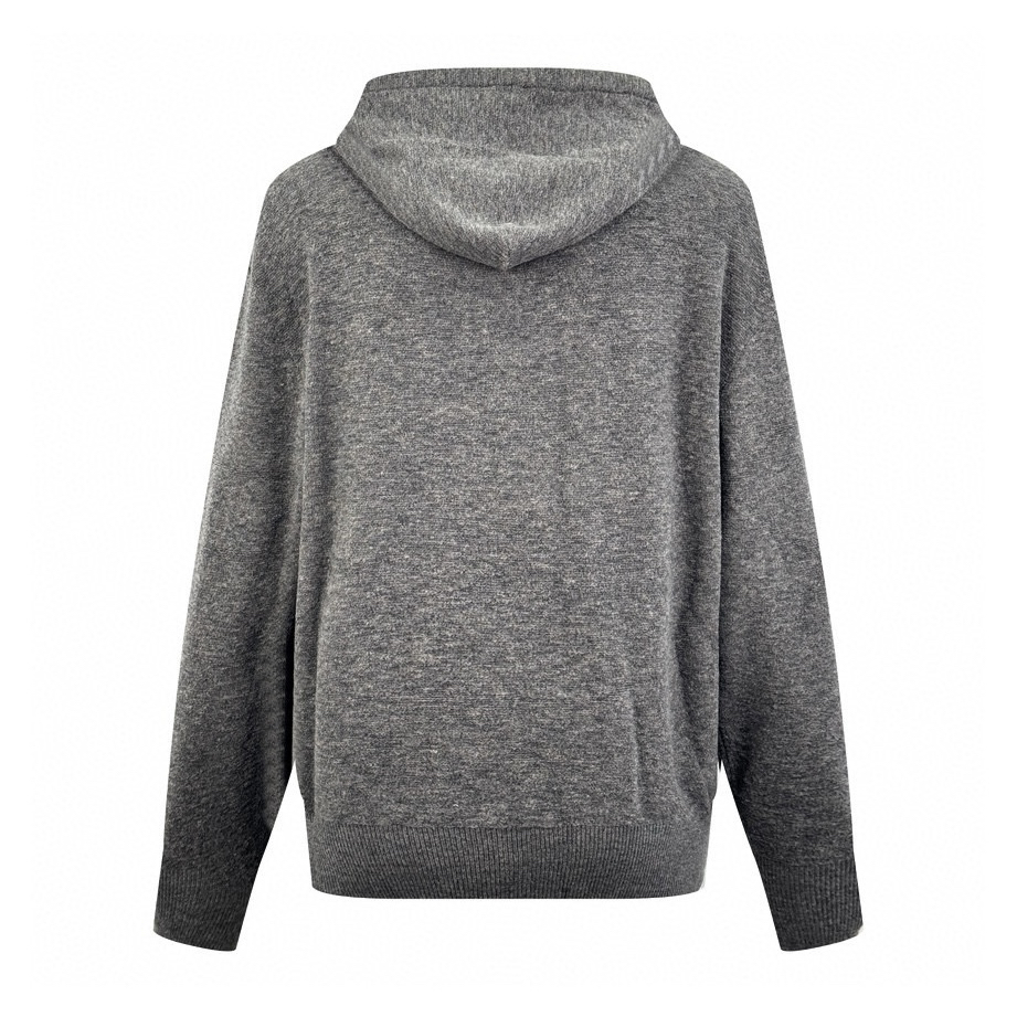 Embroidered Hooded Sweater