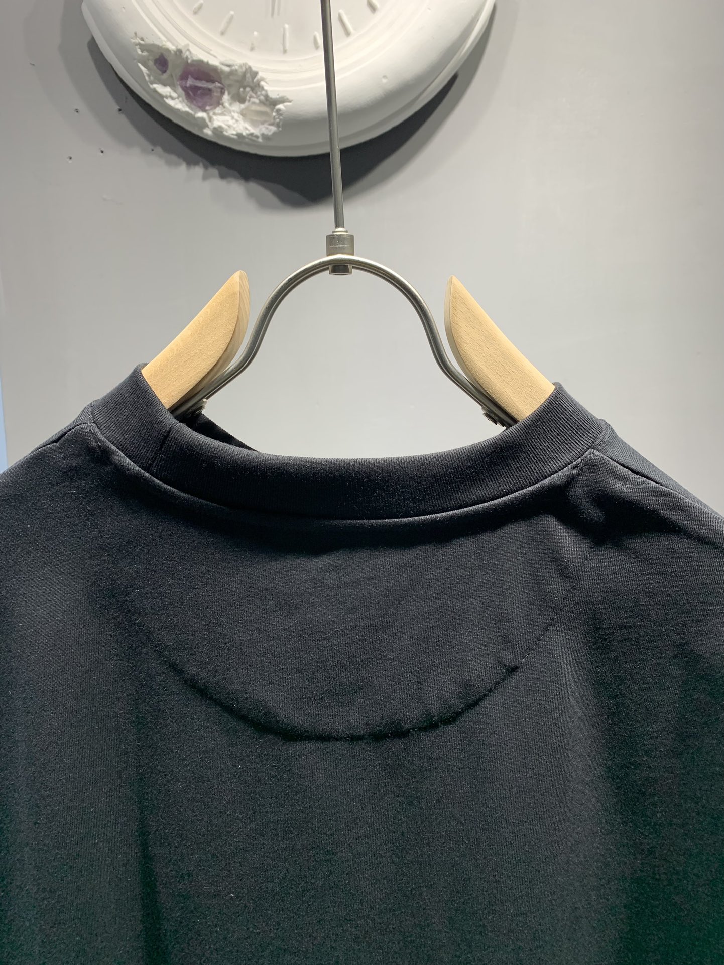 Black And White Knitted T-shirt