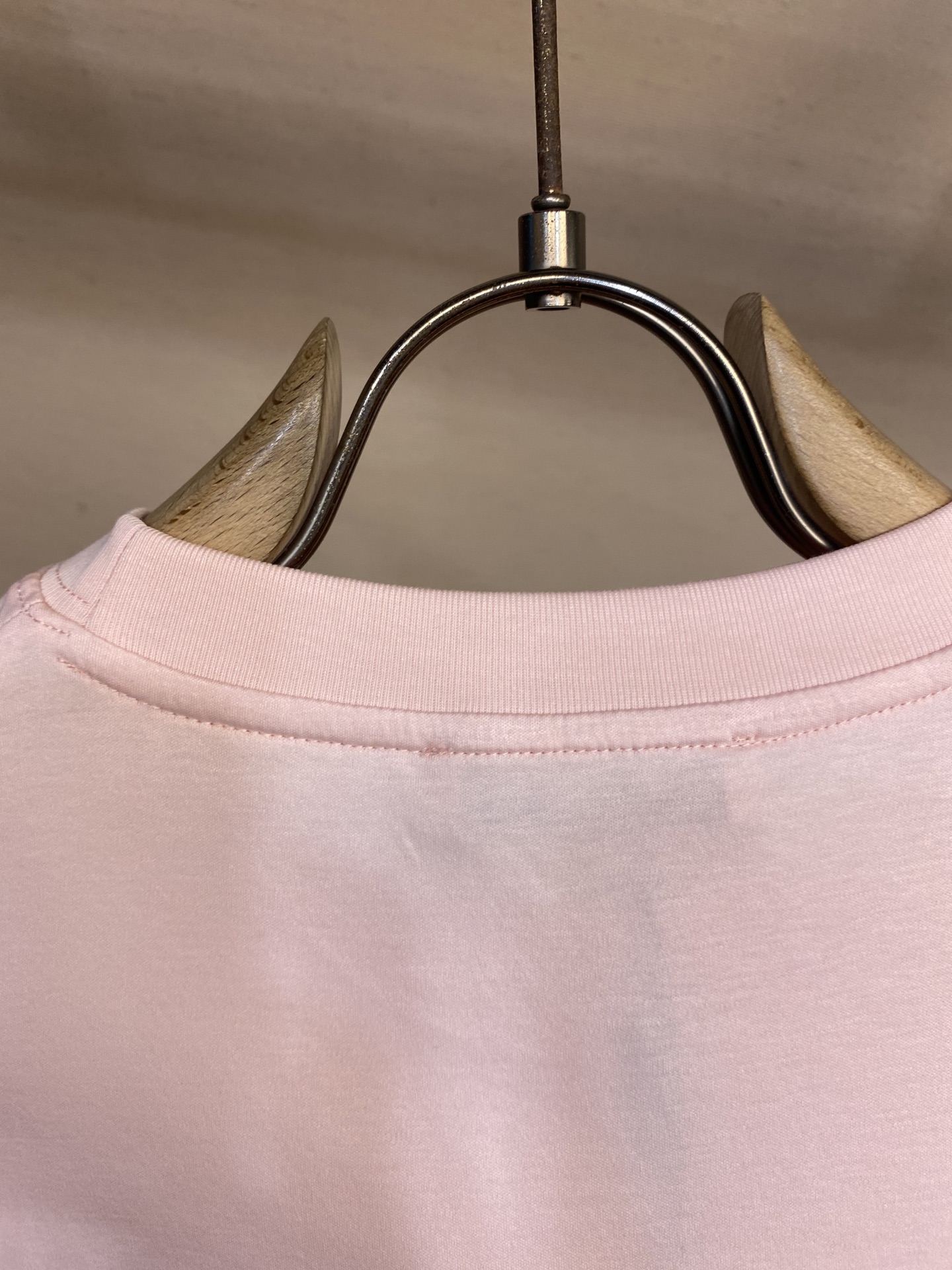 Mulberry Silk Embroidered Short-Sleeve T-Shirt