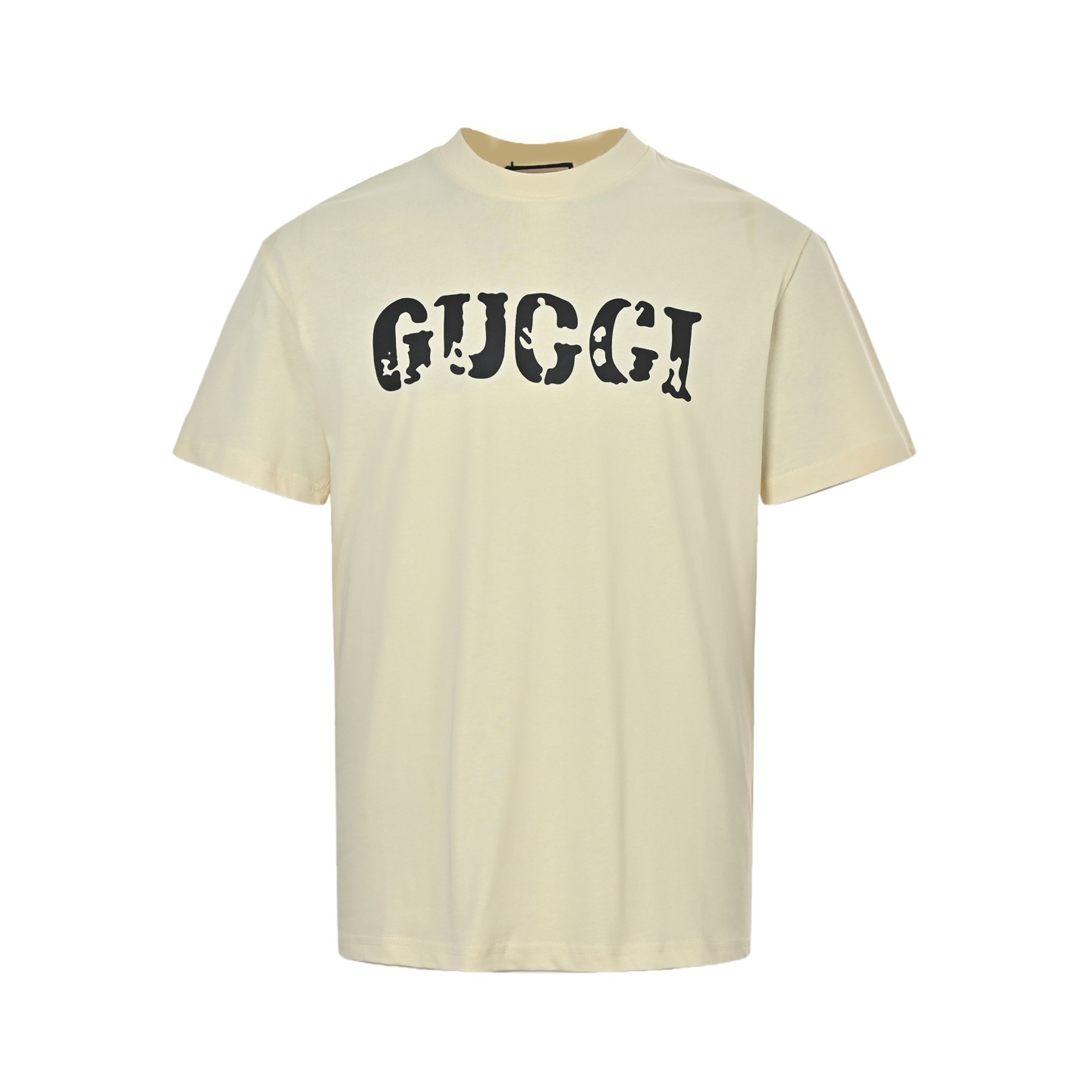 25SS Distressed Letter Print T-Shirt