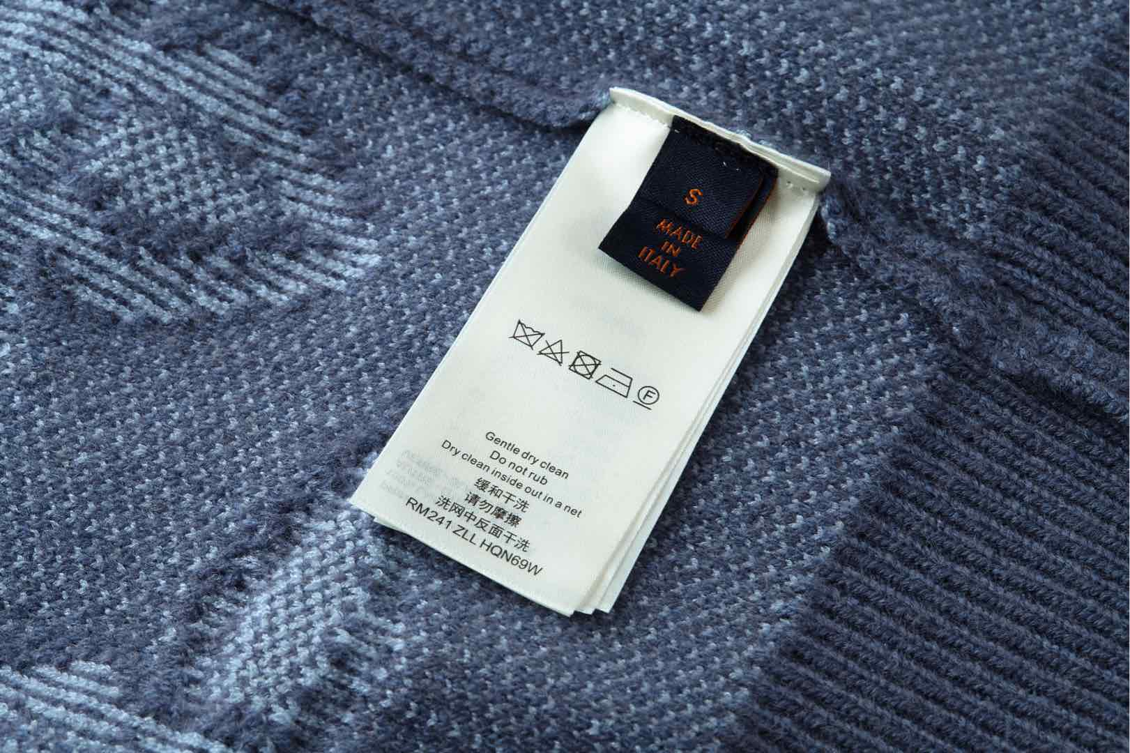 25SS Textured Jacquard Knit Sweater