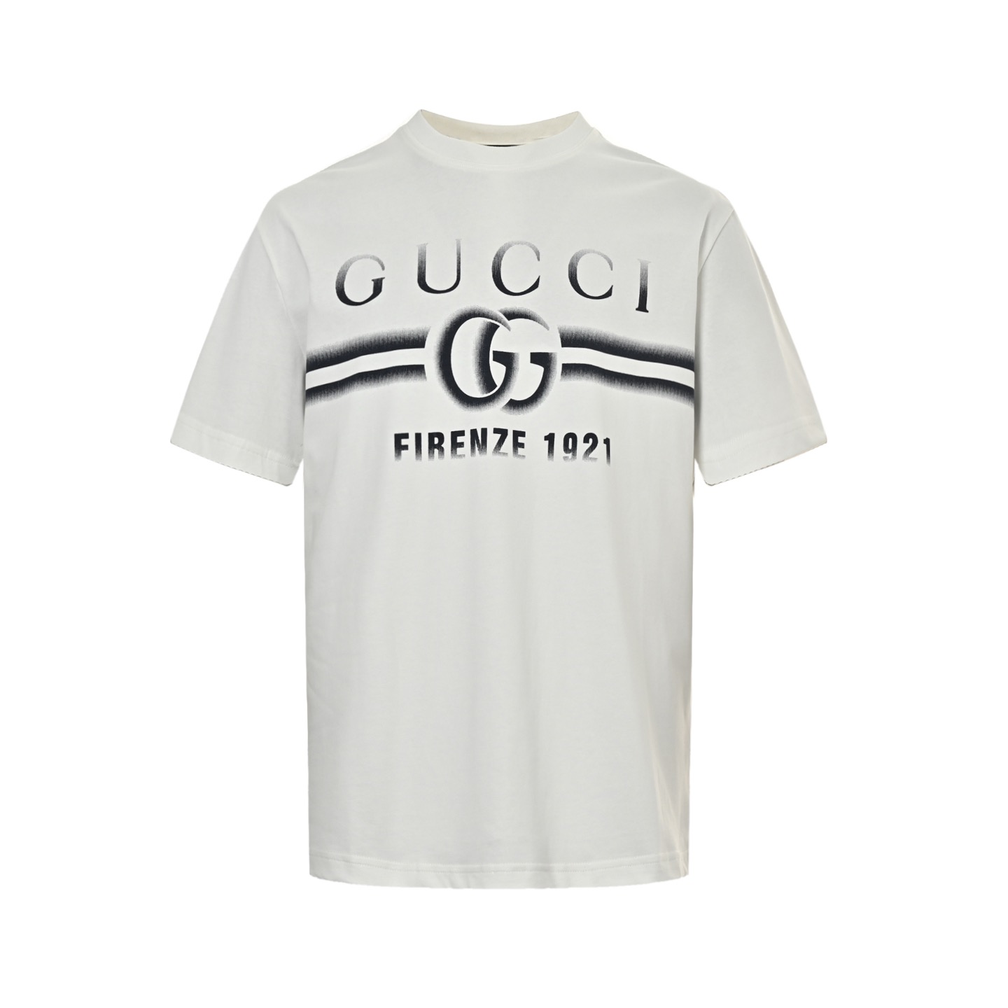 24SS Gradient Belt Print T-Shirt