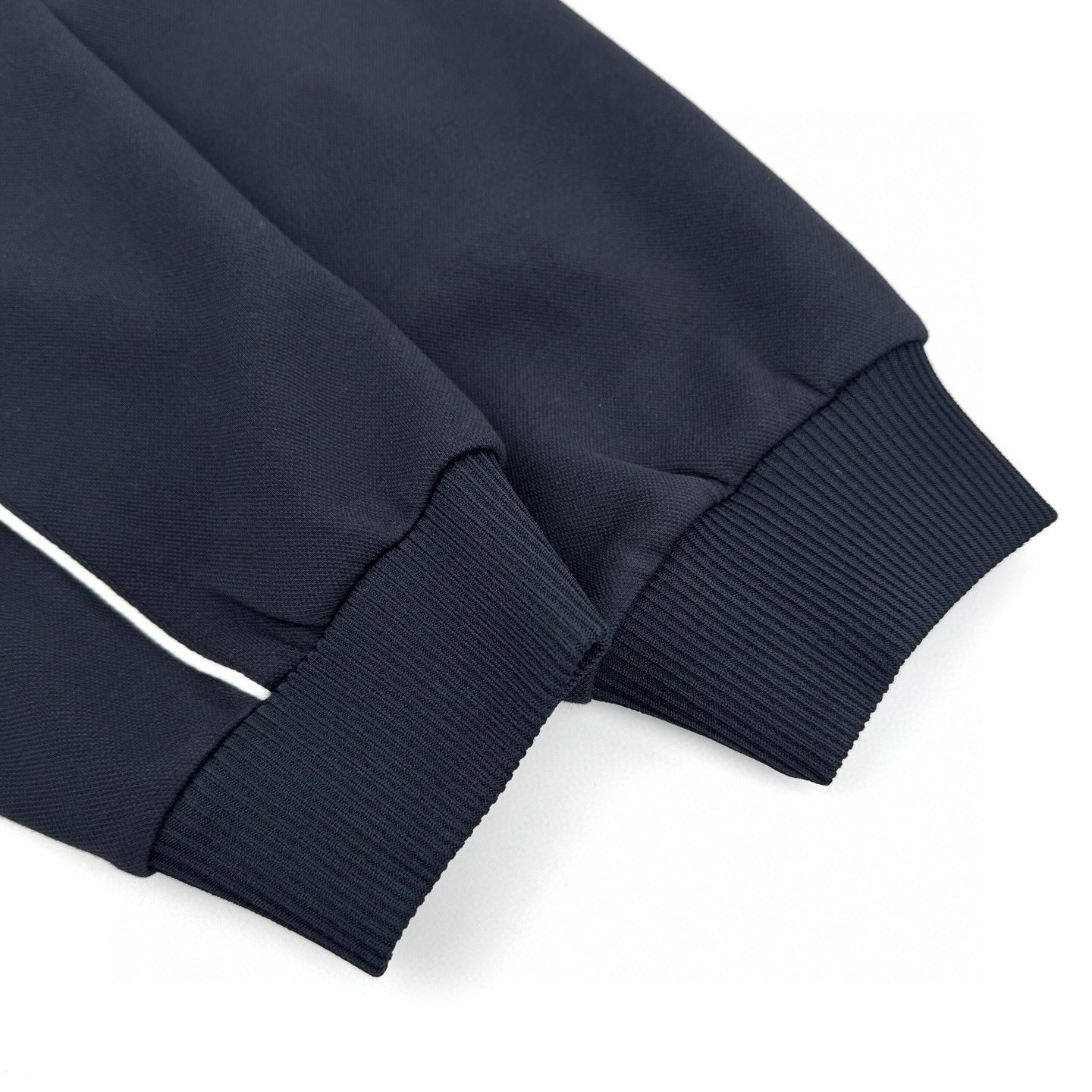 Embossed logo half-zip sweatshirt