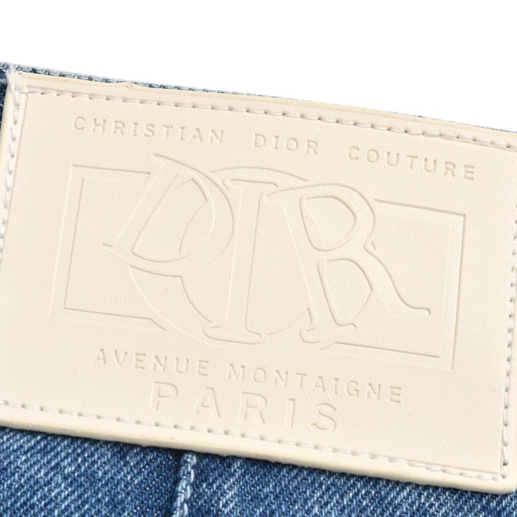 CD 24SS cangeline embroidered denim trousers