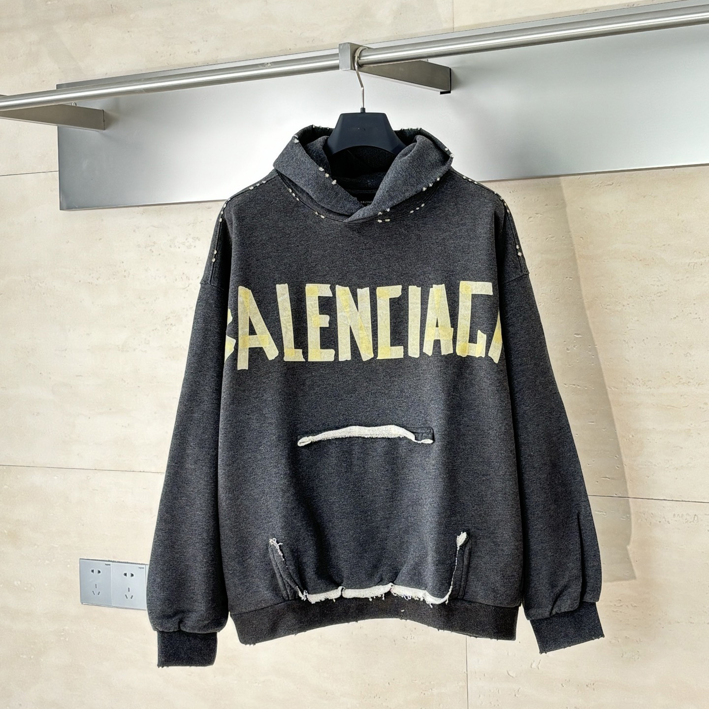 24FW Masking Tape Stripe Hoodie