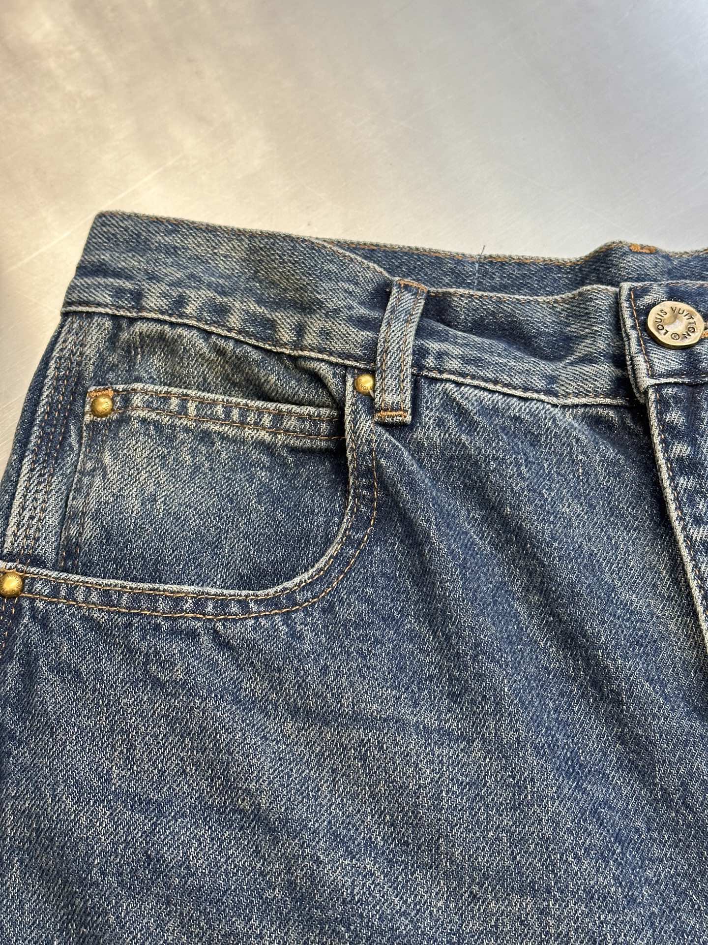 Embossed Floral Denim Jeans