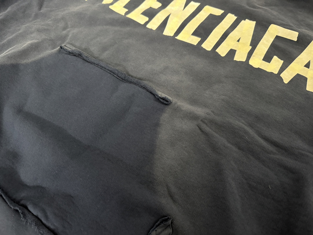 Tape Hoodie Sweatshirt