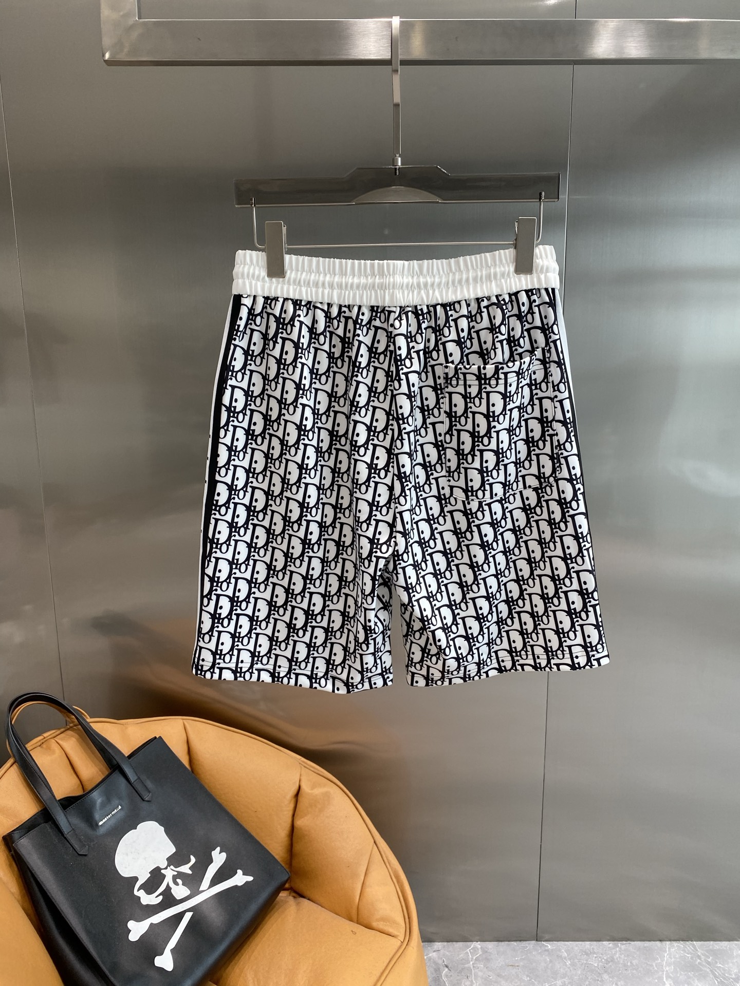 Classic Black and White Shorts