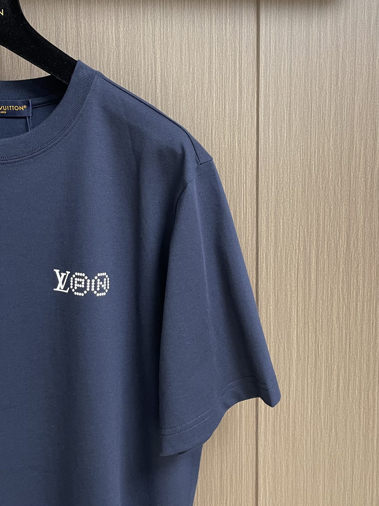 Navy Blue Trendy Cartoon Graphic T-Shirt