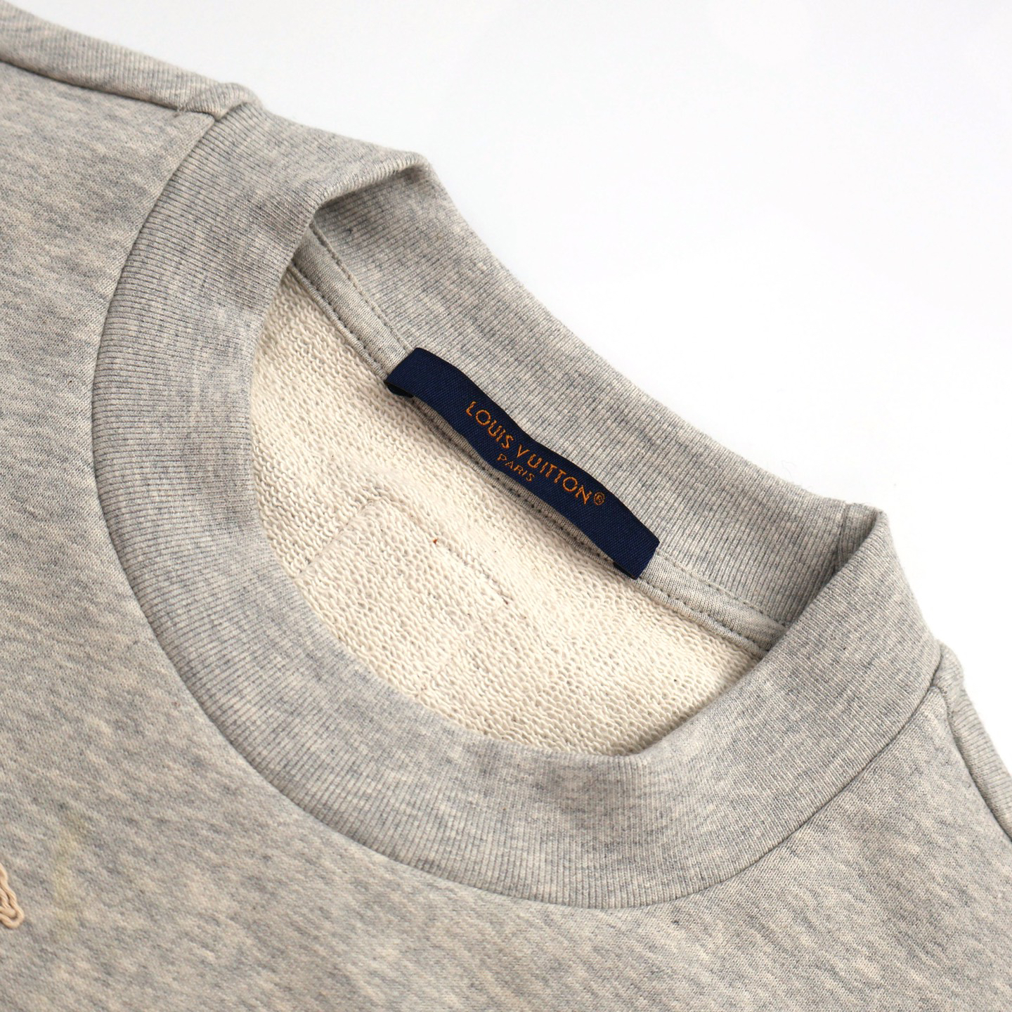 Fishing embroidered crewneck sweatshirt