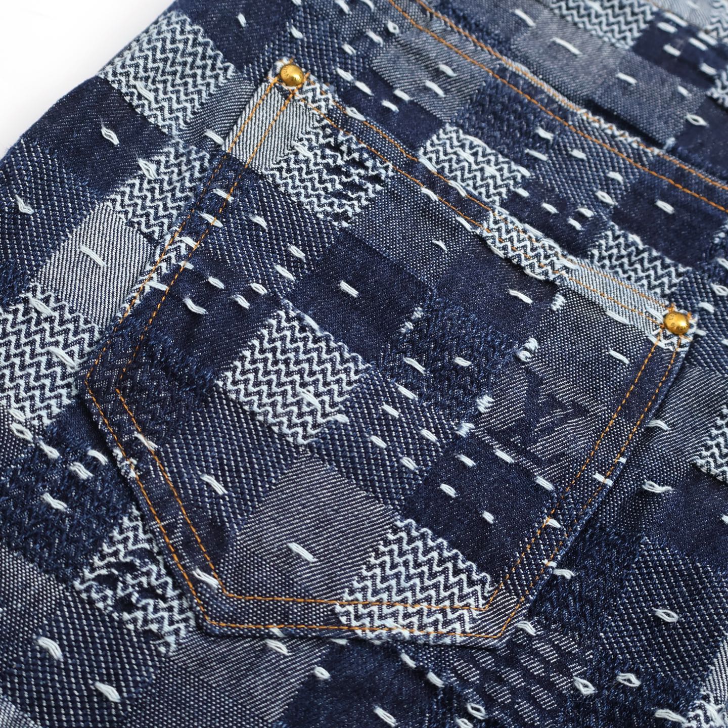 Pixel Tree Denim Jeans