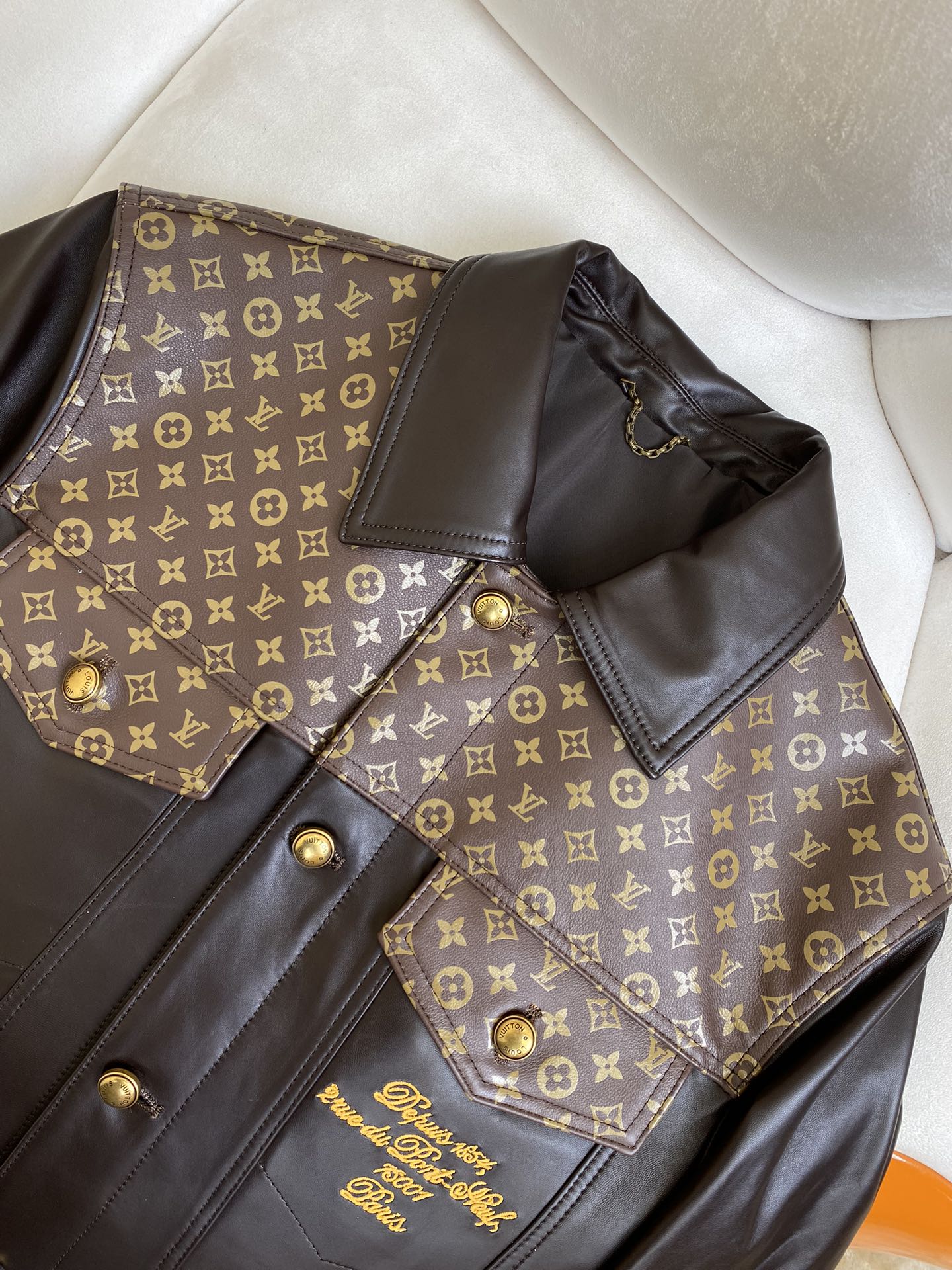 Monogram Leather Jacket