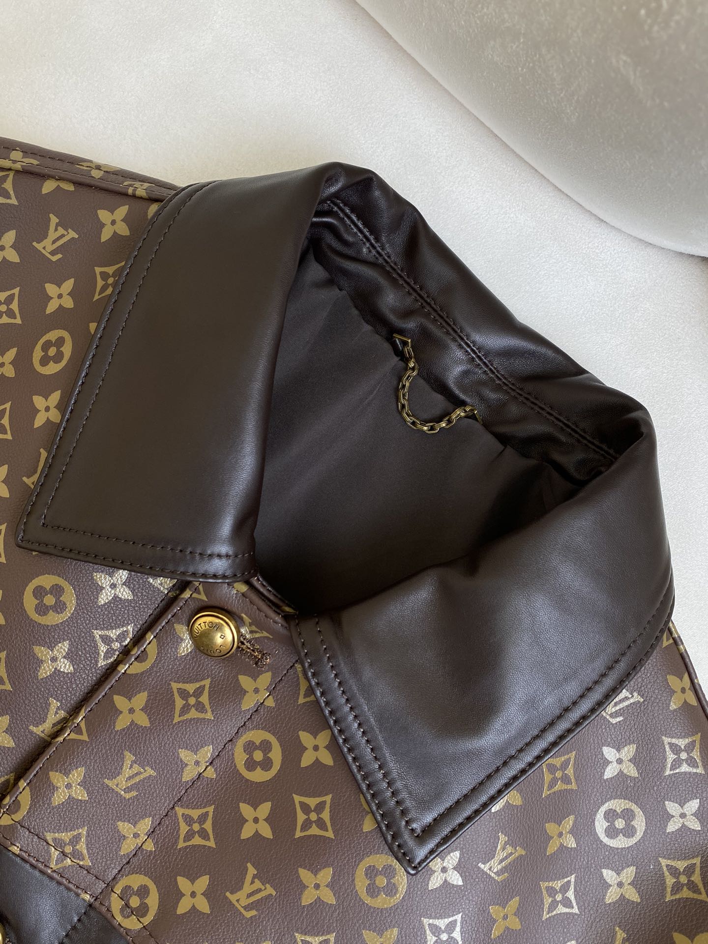 Monogram Leather Jacket