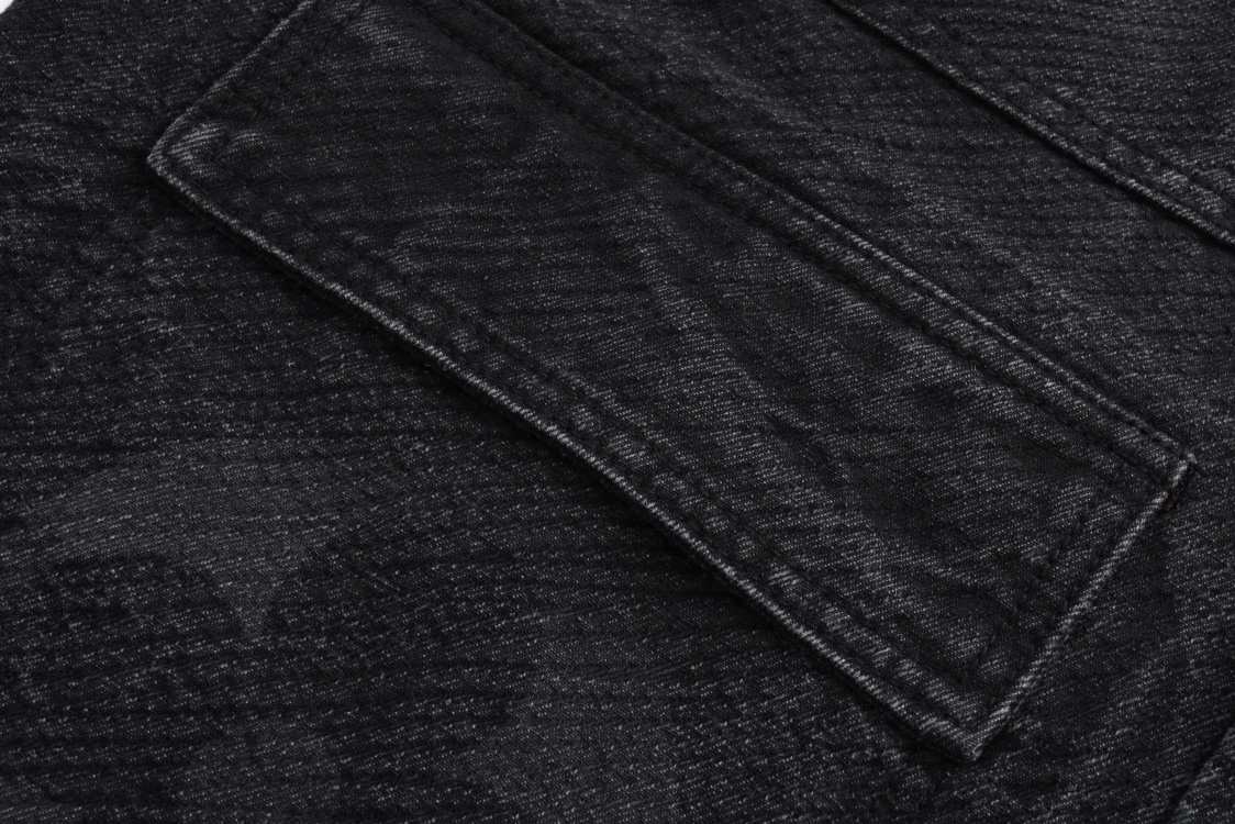 Gradient Logo Denim Jacket