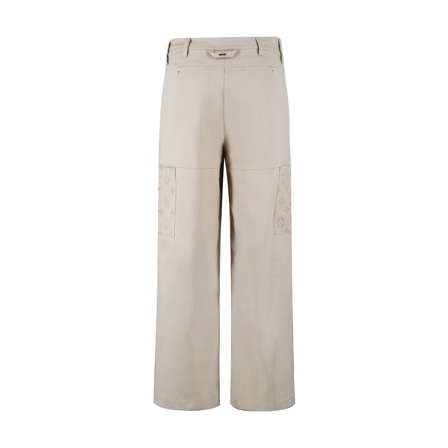 Apricot Flocked Monogram Cargo Pants