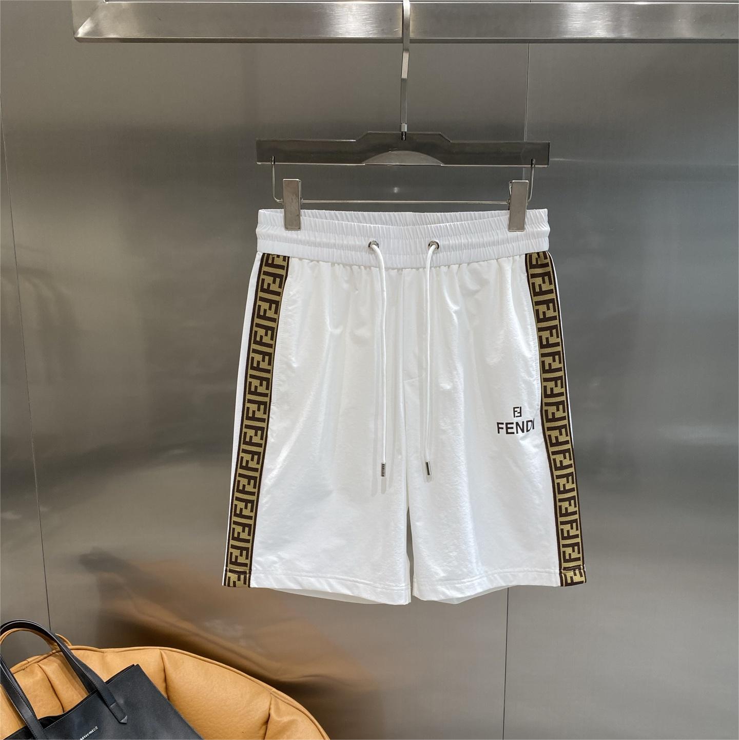 Black Side Printed Shorts