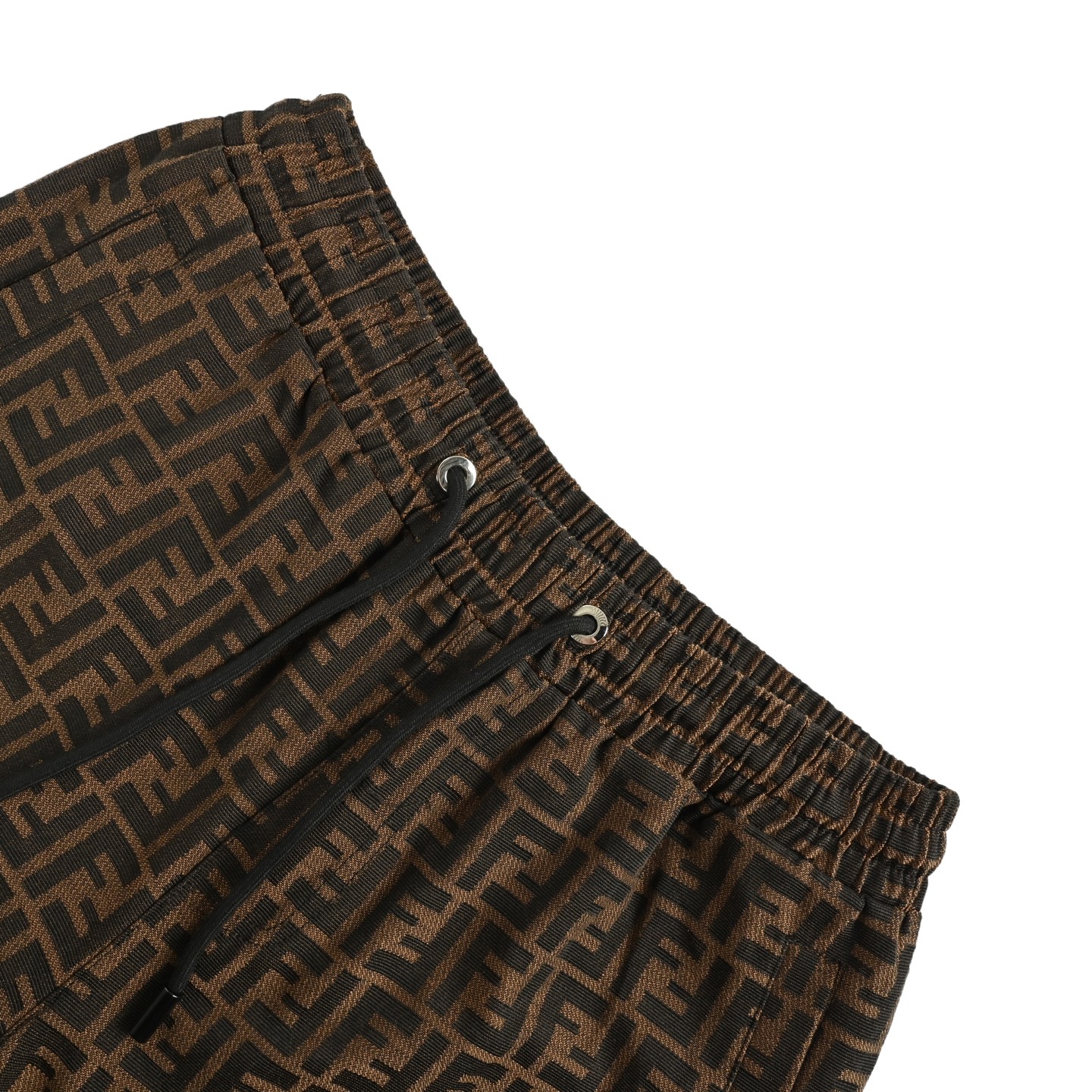 FF all-over jacquard eye embroidered shorts