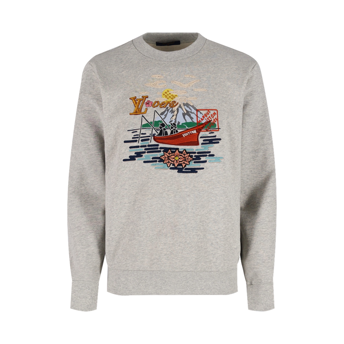 Fishing Embroidered Hoodie