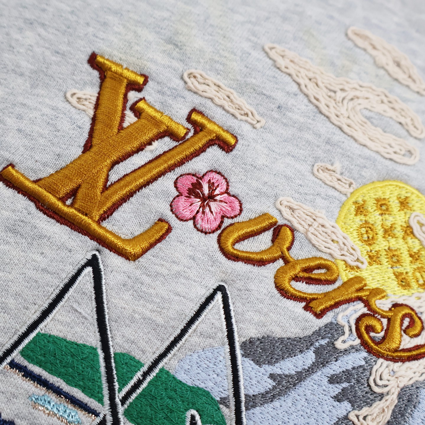 Fishing Embroidered Hoodie