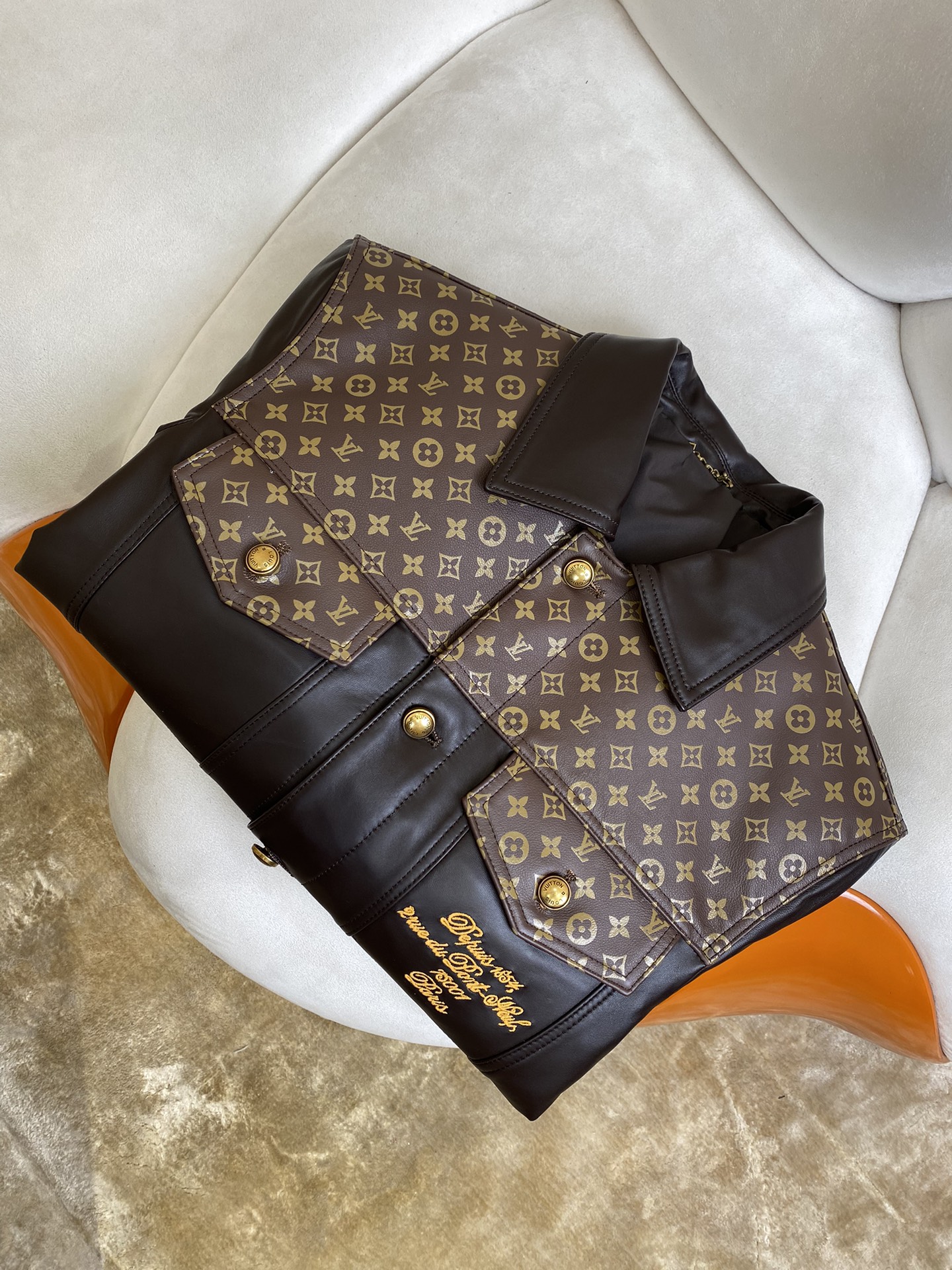 Monogram Leather Jacket