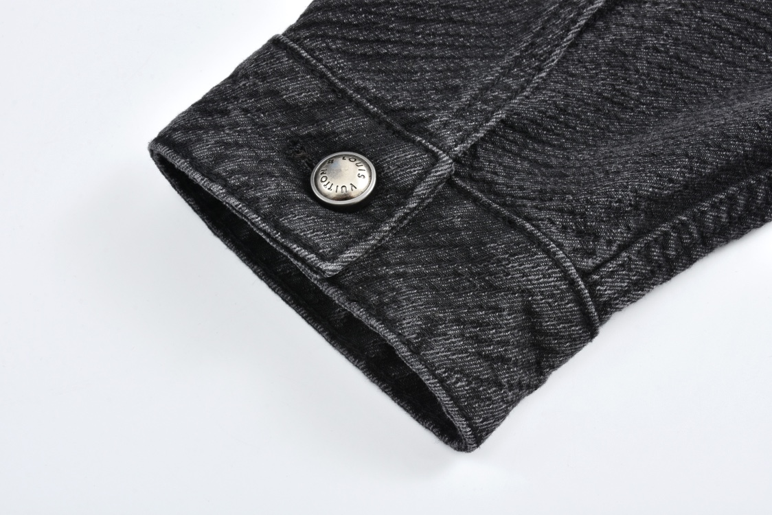 Gradient Logo Denim Jacket